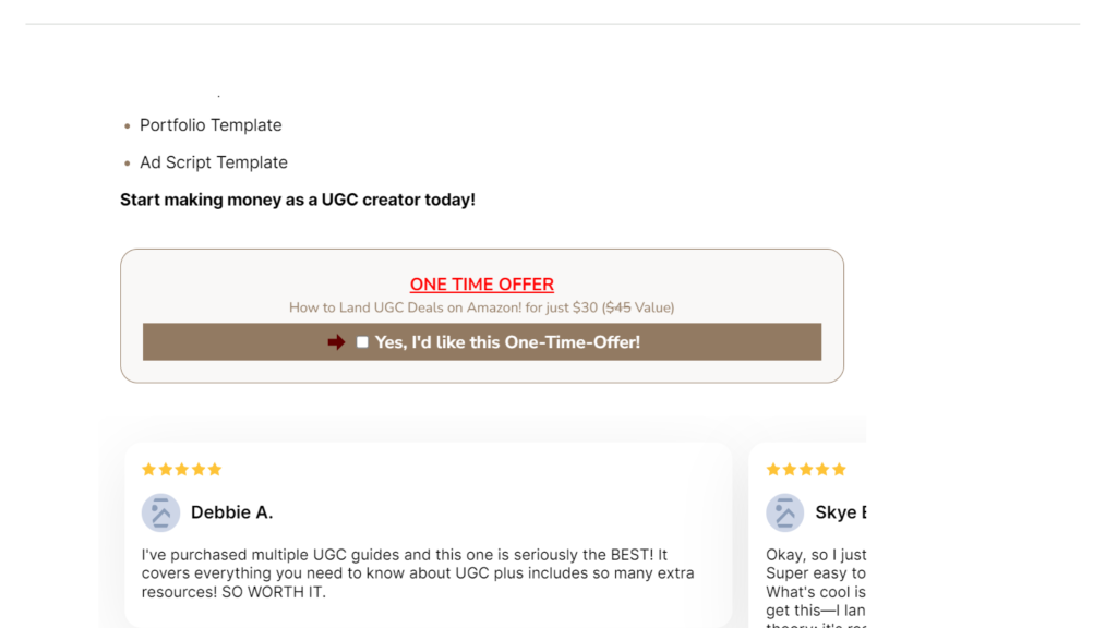 Stan Store one time offer